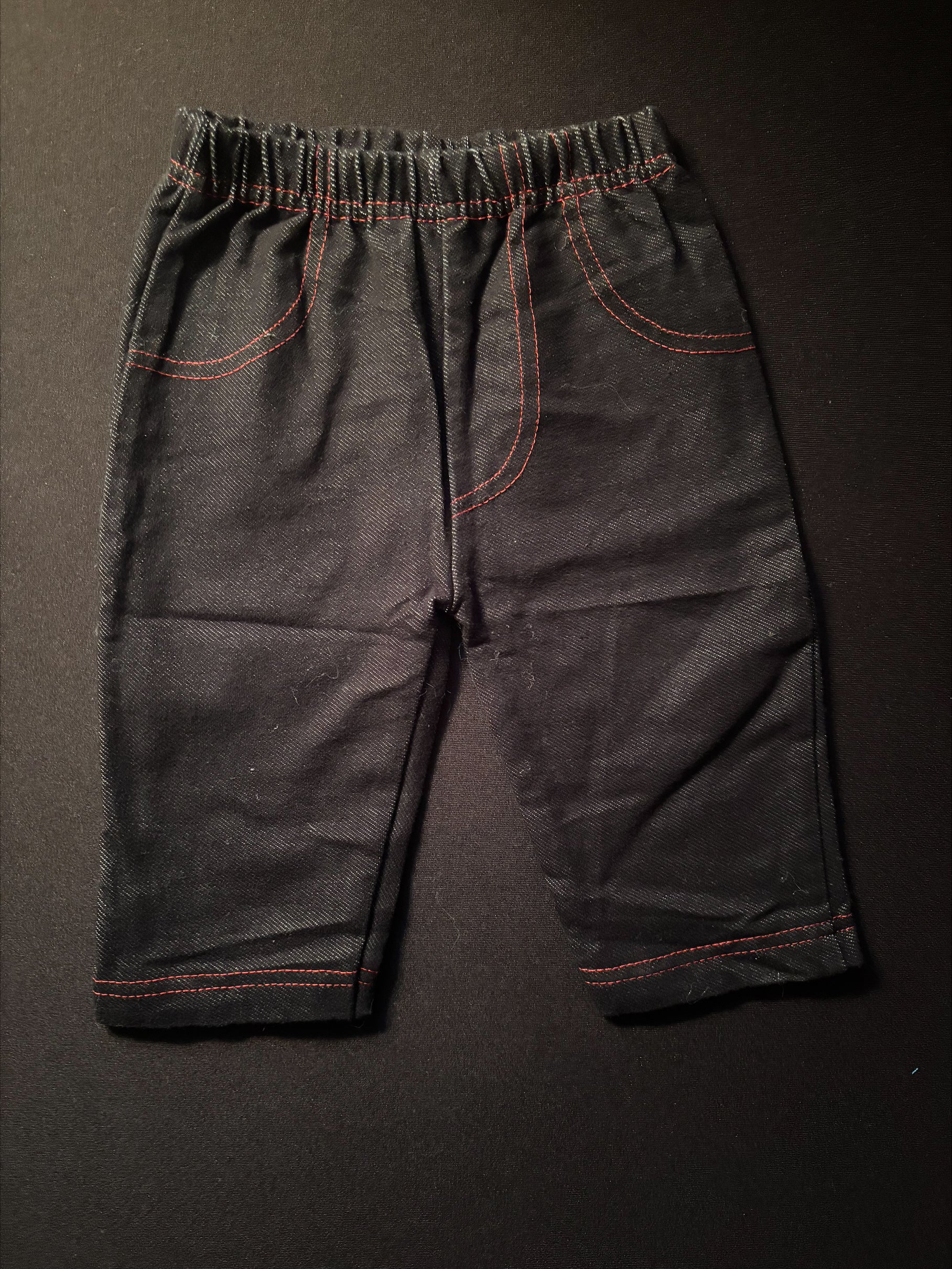 Pantalon (style jean) 0-3 mois BON BÉBÉ (440-12)