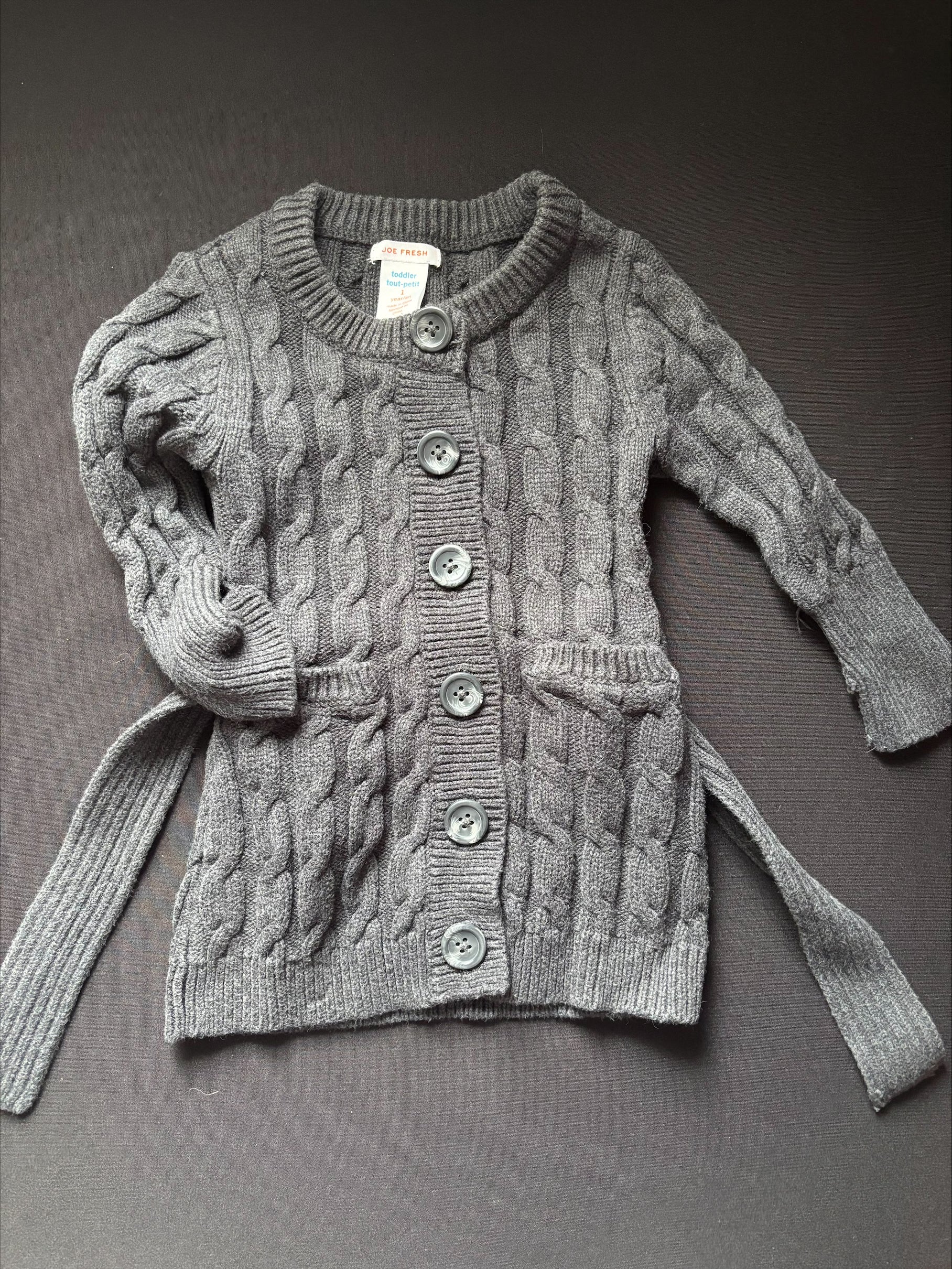 Longue veste de laine, 1 an, JOE FRESH (2445)