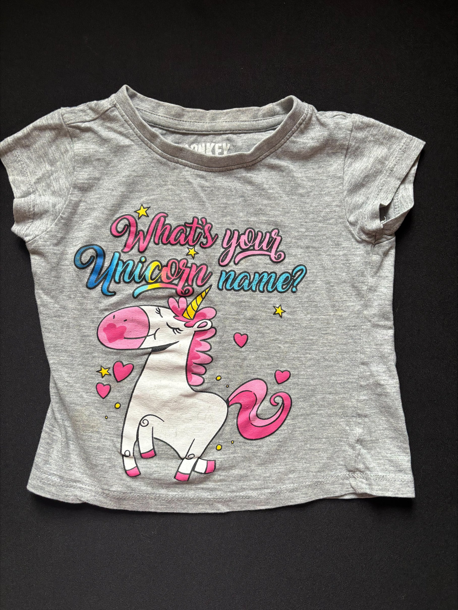 Chandail 2/3 ans MONKEY (image craqué)