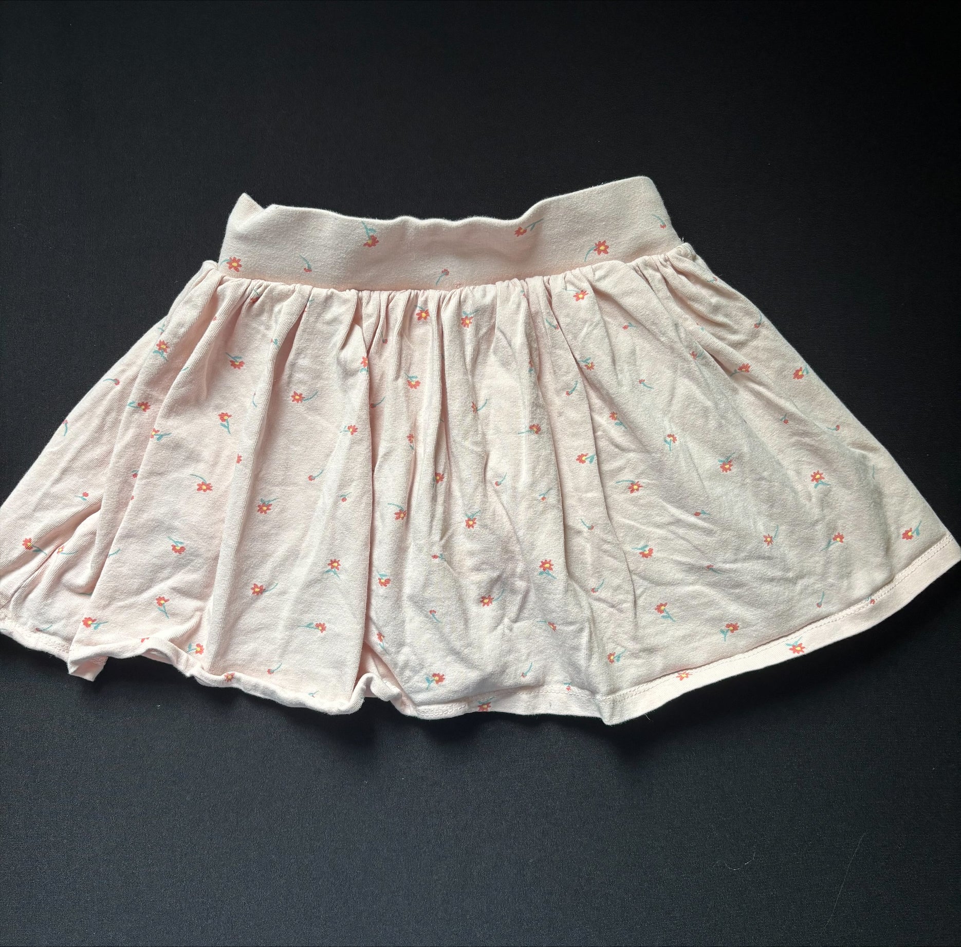 Jupe short 6T TAG (276-8) (rose pâle)