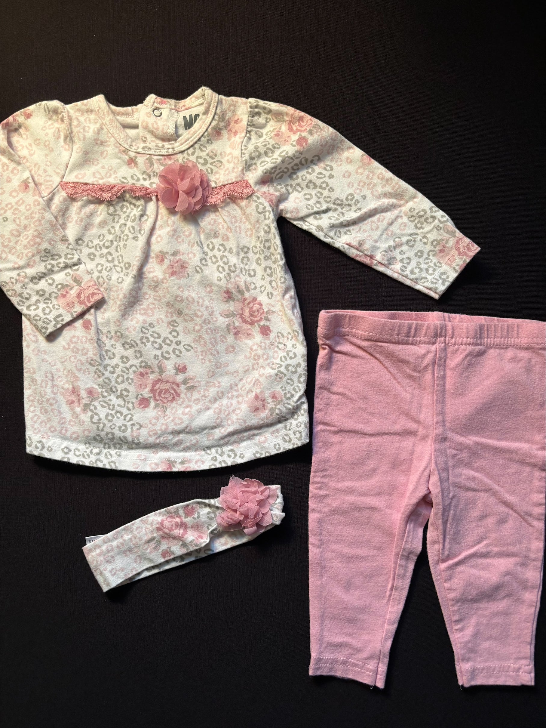 Ensemble trois pièces MONKEY 3-6 mois (2697)