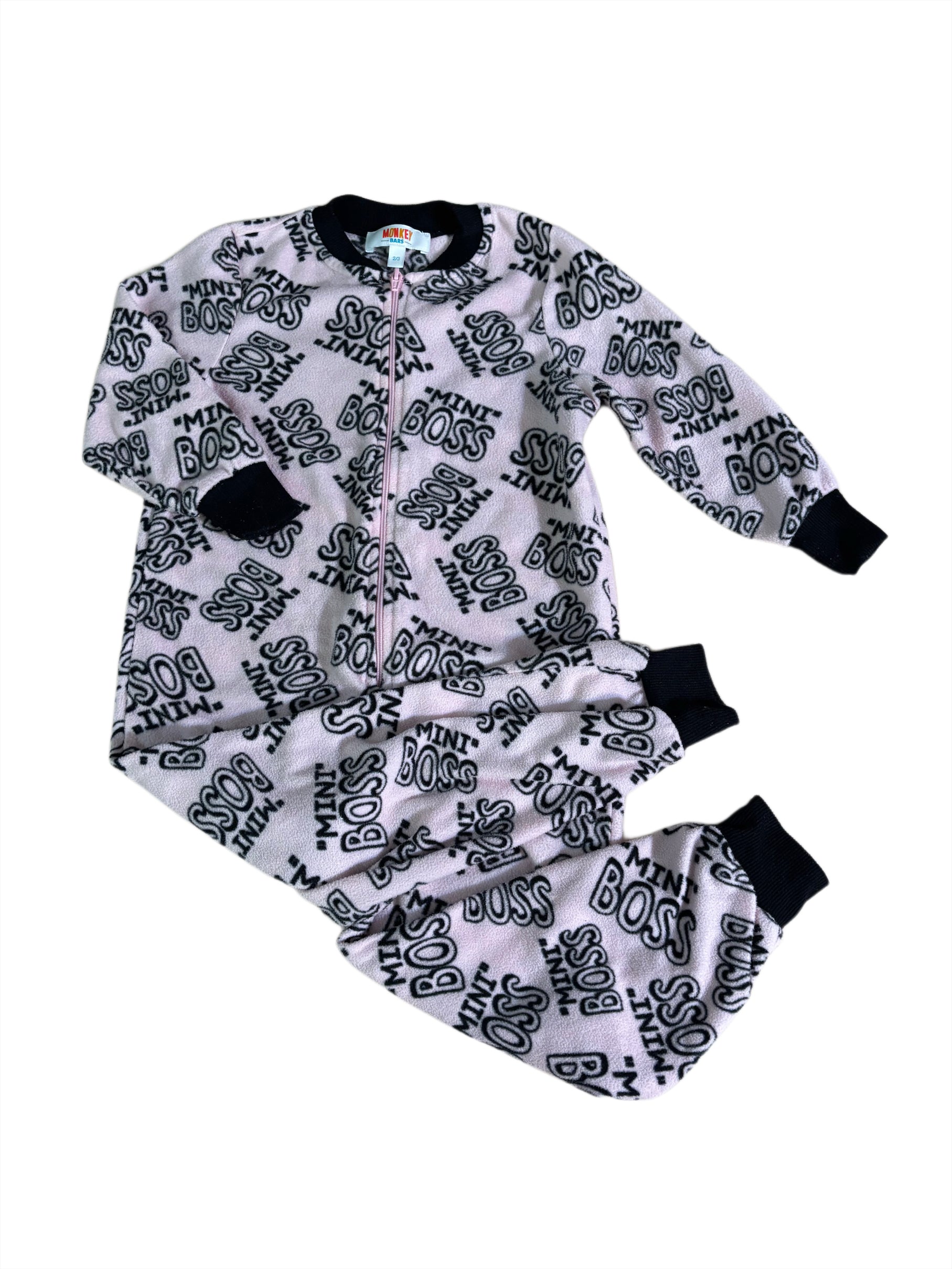 PIJAMA ONE PIECE 2/3 ans MONKEY (rose pâle)