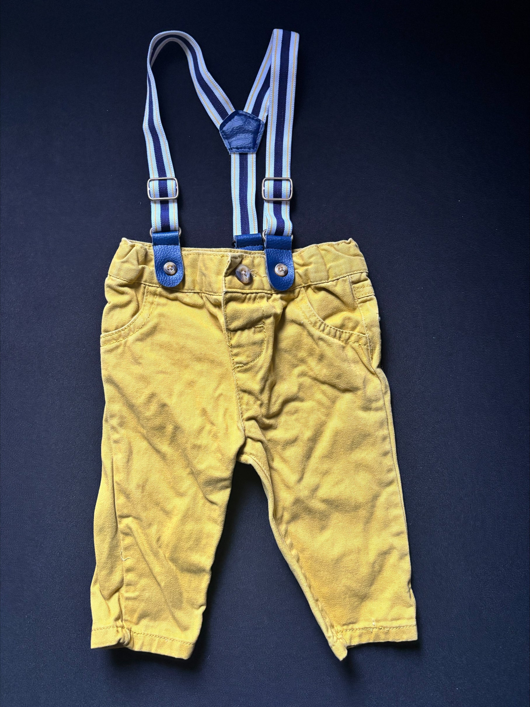 Pantalon Bretelle 0-3 mois LITTLE GENT (2576)