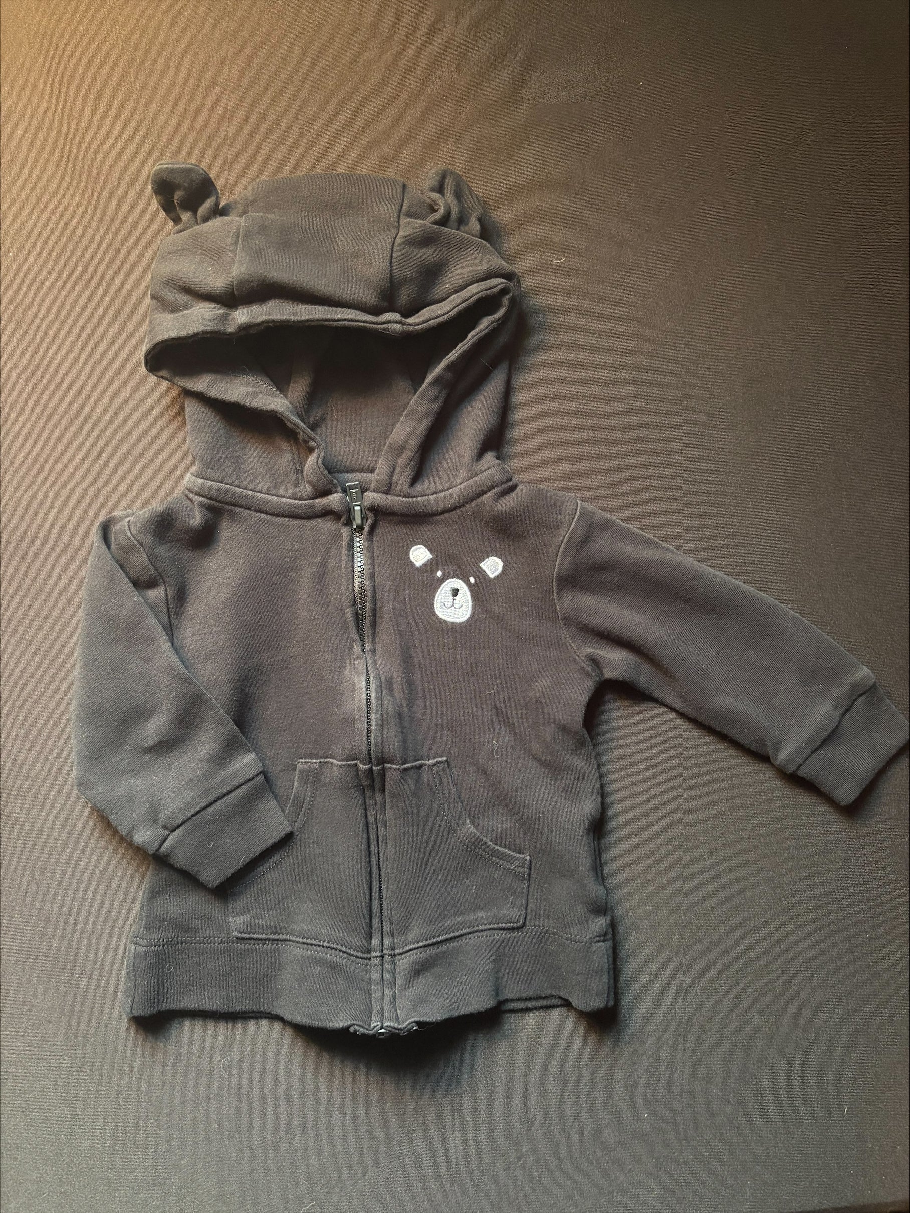 Veste noir 6-9 mois CANADIANA (2478)