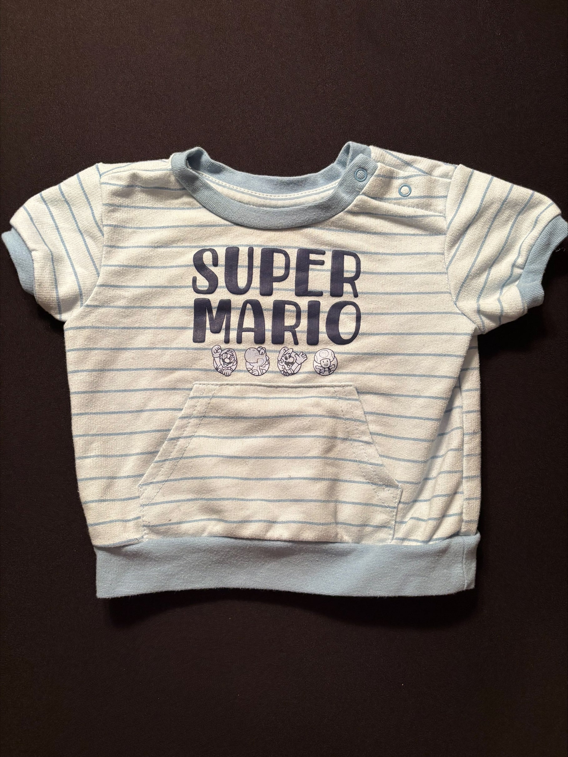 Chandail 3-6 mois SUPER MARIO