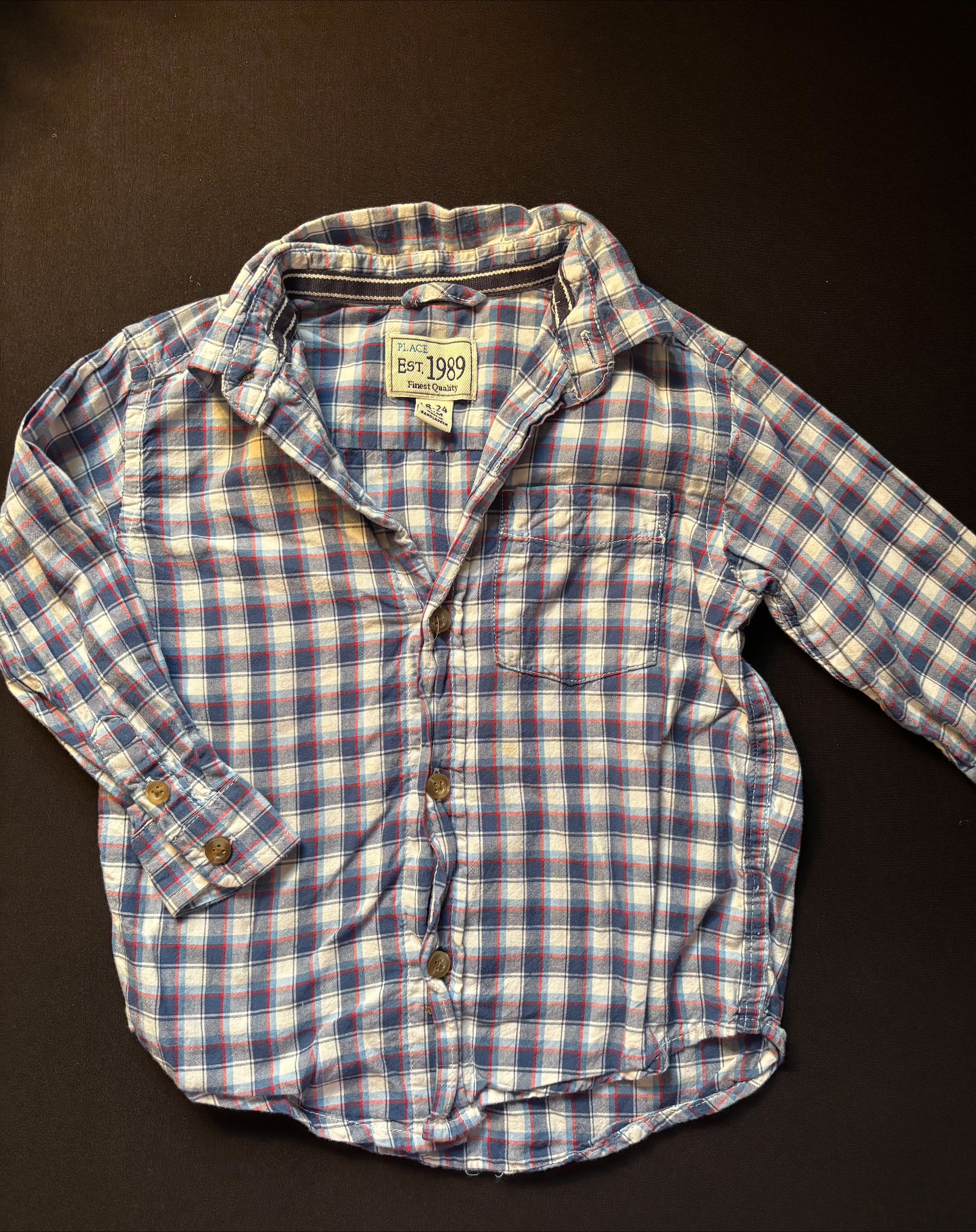 Chemise, 18-24 mois PLACE (704-17)