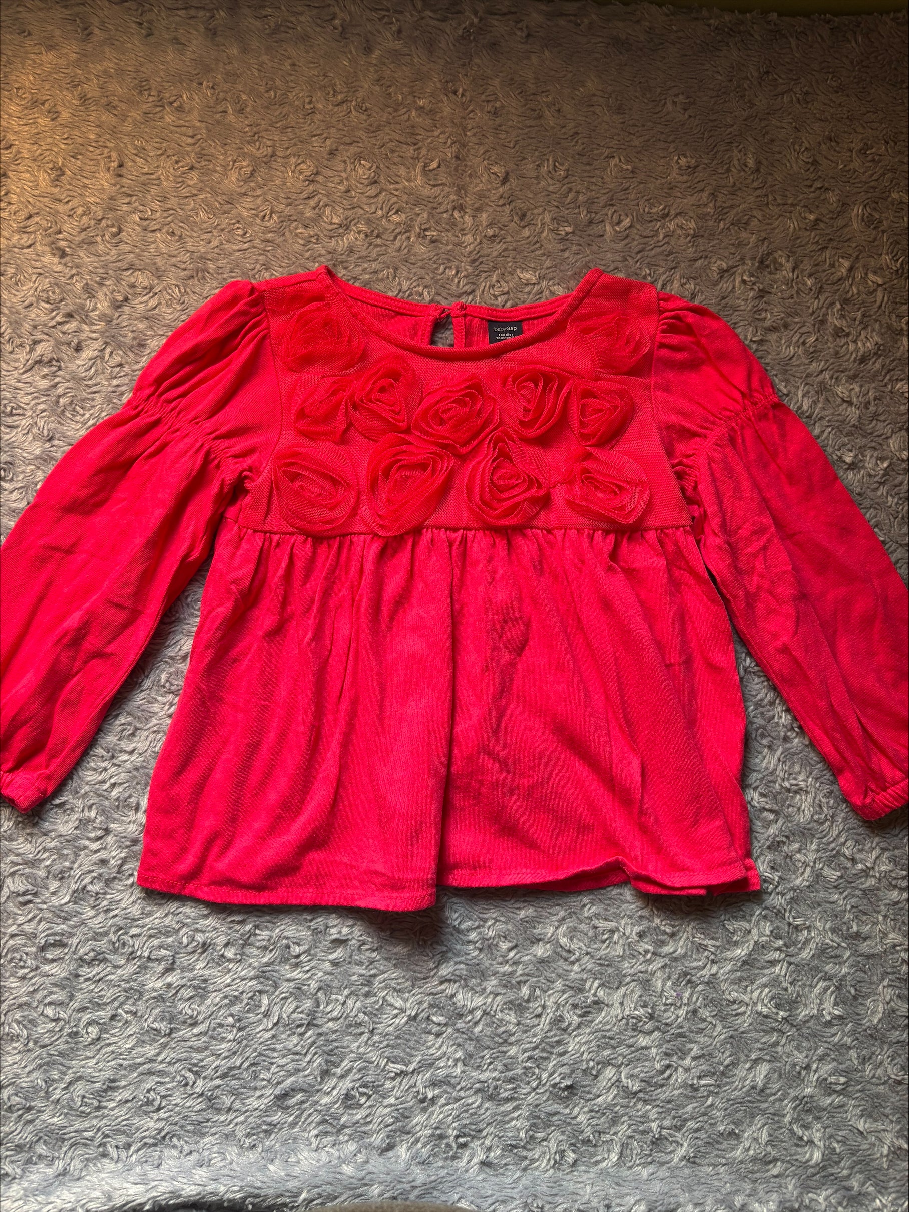 Chandail 4T BABY GAP, rose foncé (298-9)