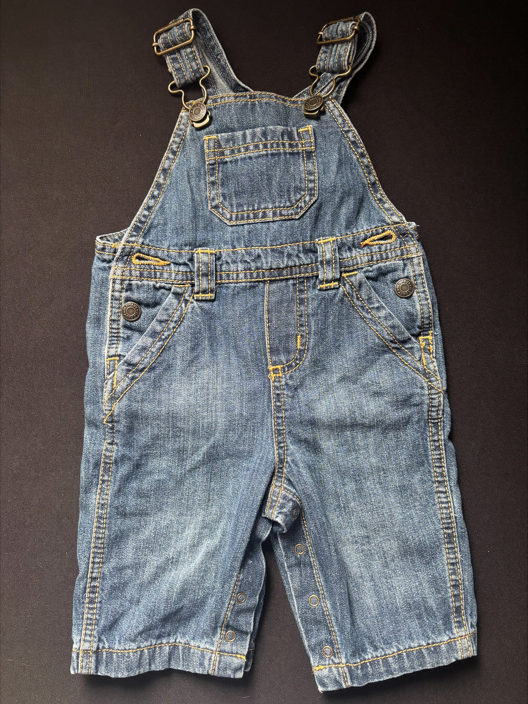 Salopette de jean 3-6 mois OLD NAVY  (487-12)
