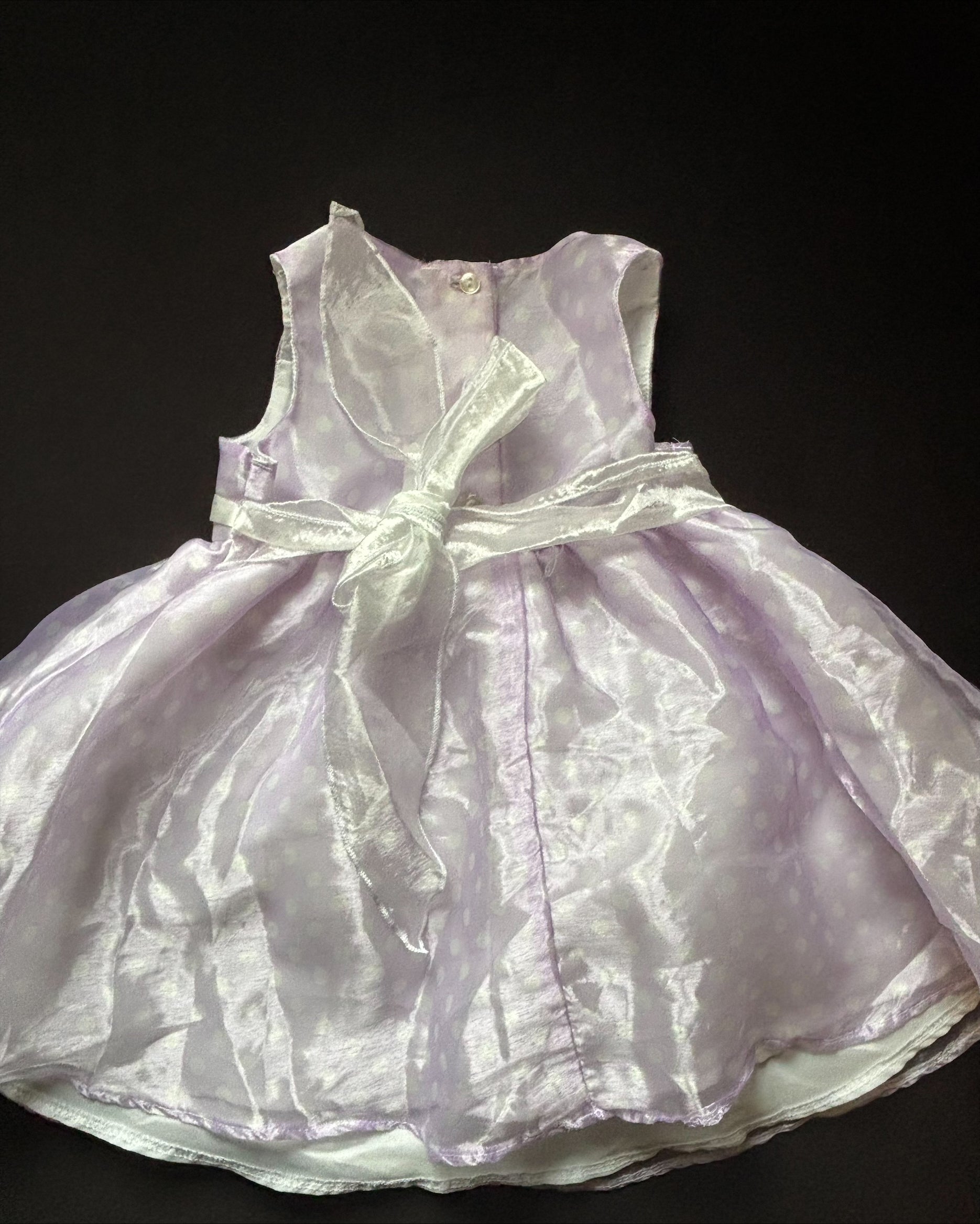 Robe 2T BROOKE LINDSAY (mauve pâle et poids blanc) (238-6)
