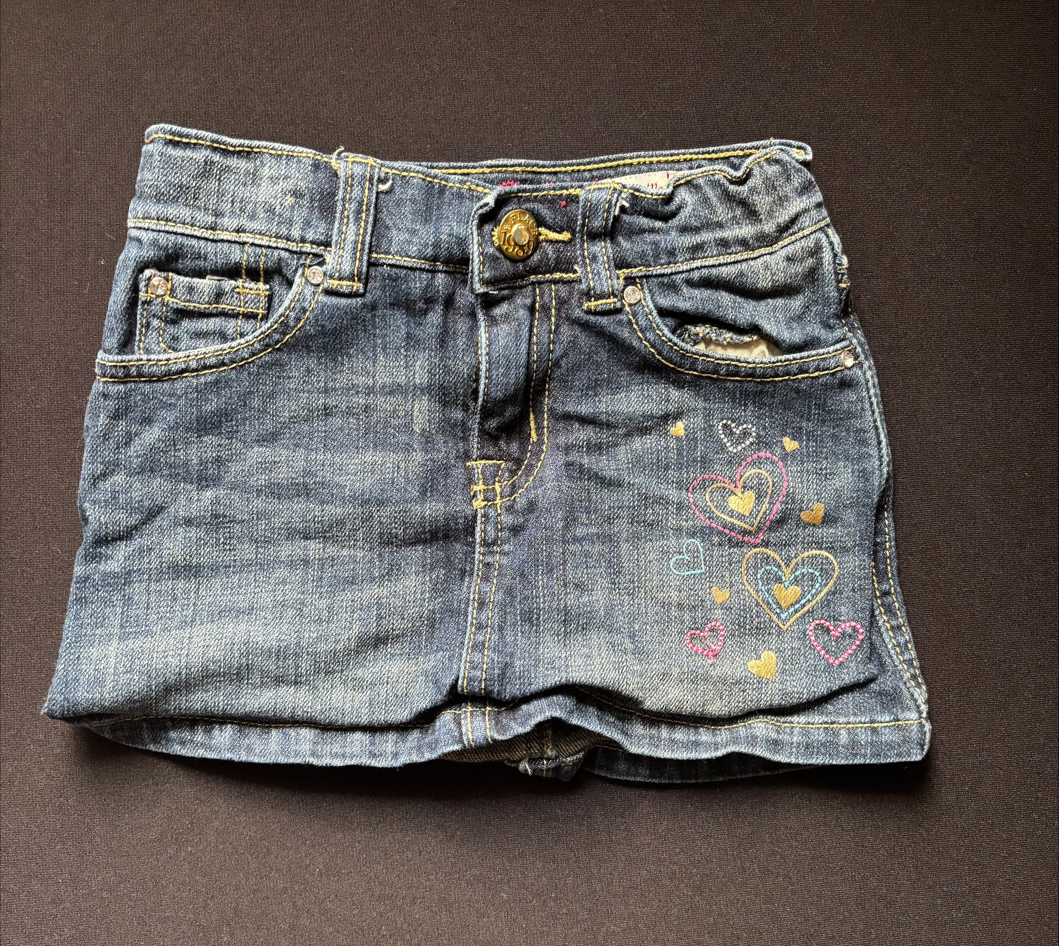 Jupe de jean 24 mois PLACE (221-6)