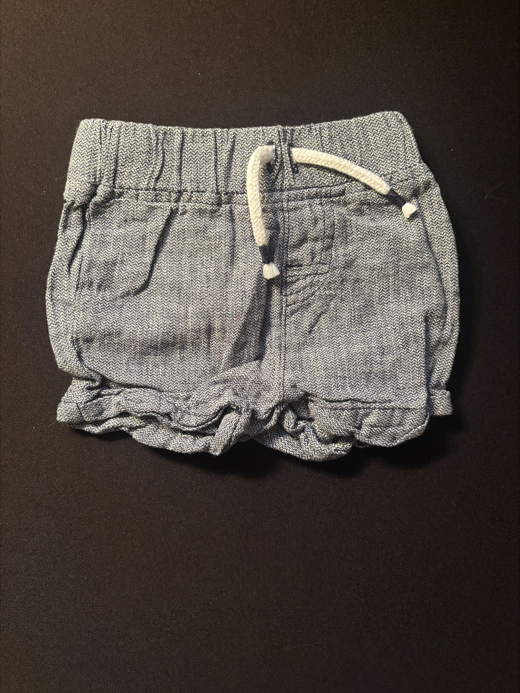 Short style jean 0-3 mois GEORGE (448-12)