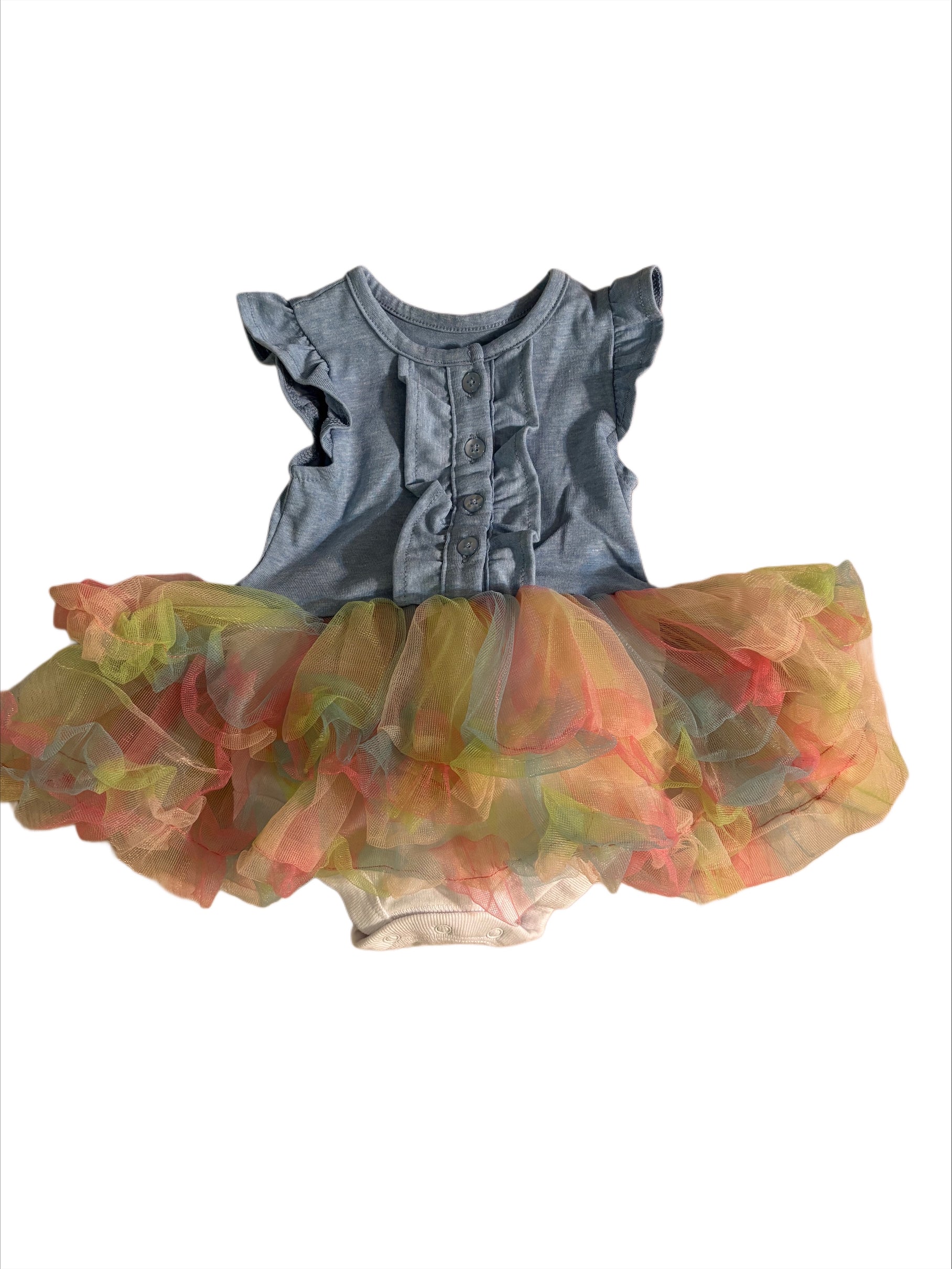 Cache-couche avec tutu 0-3 mois GEORGE