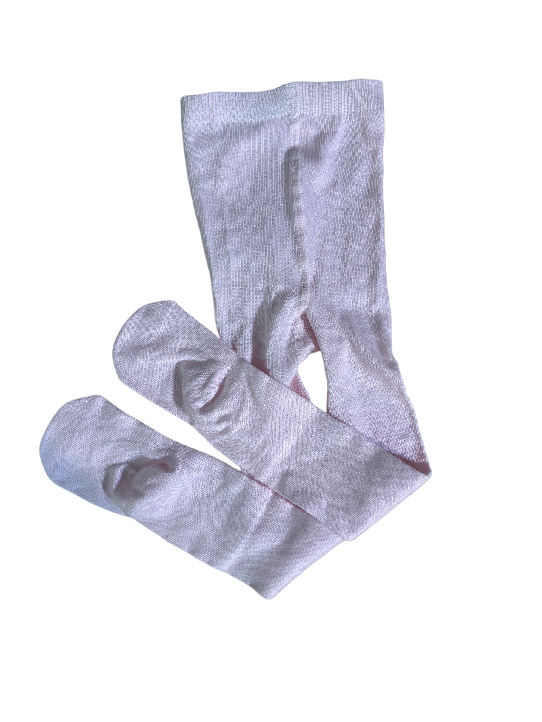 Collant (neuf) 2T-4T (rose pâle)
