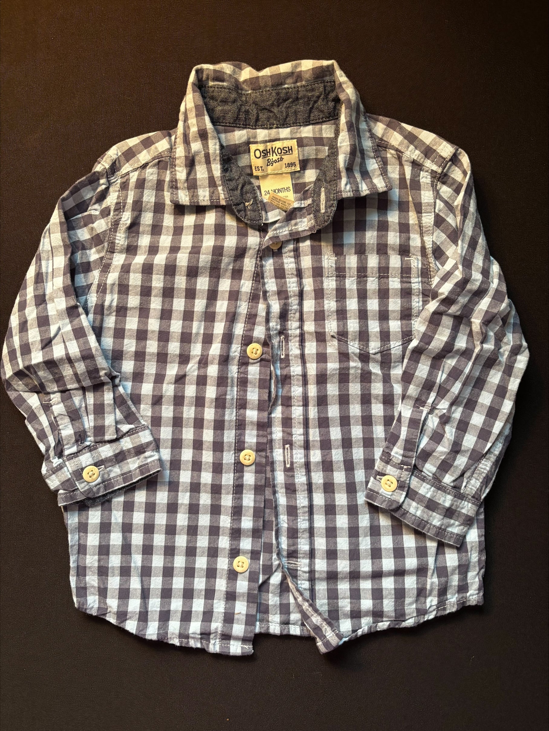 Chemise OSHKOSH 24 mois (742-17)