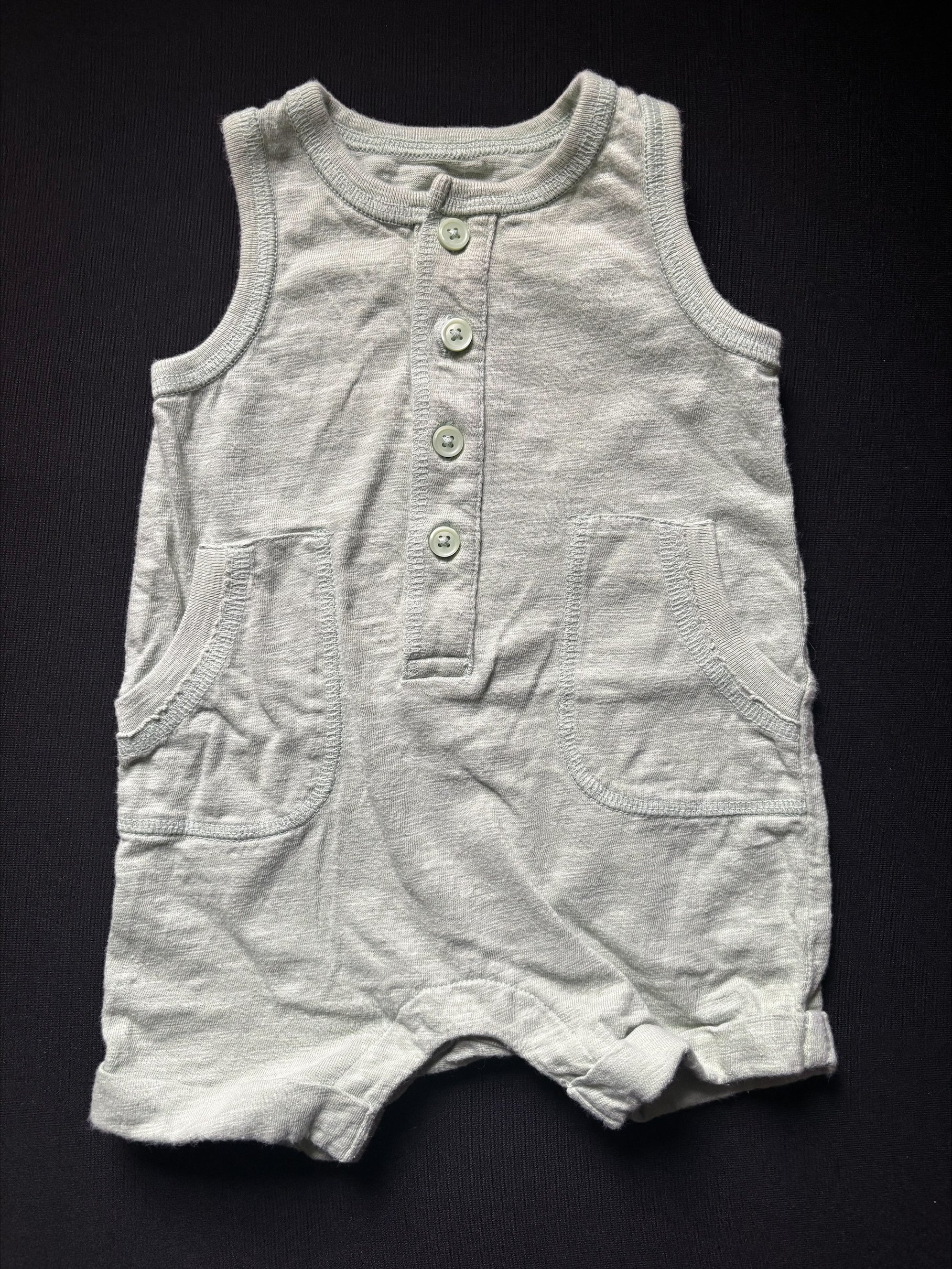 Barboteuse (vert pastel) 3-6 mois BABY GAP (2577)