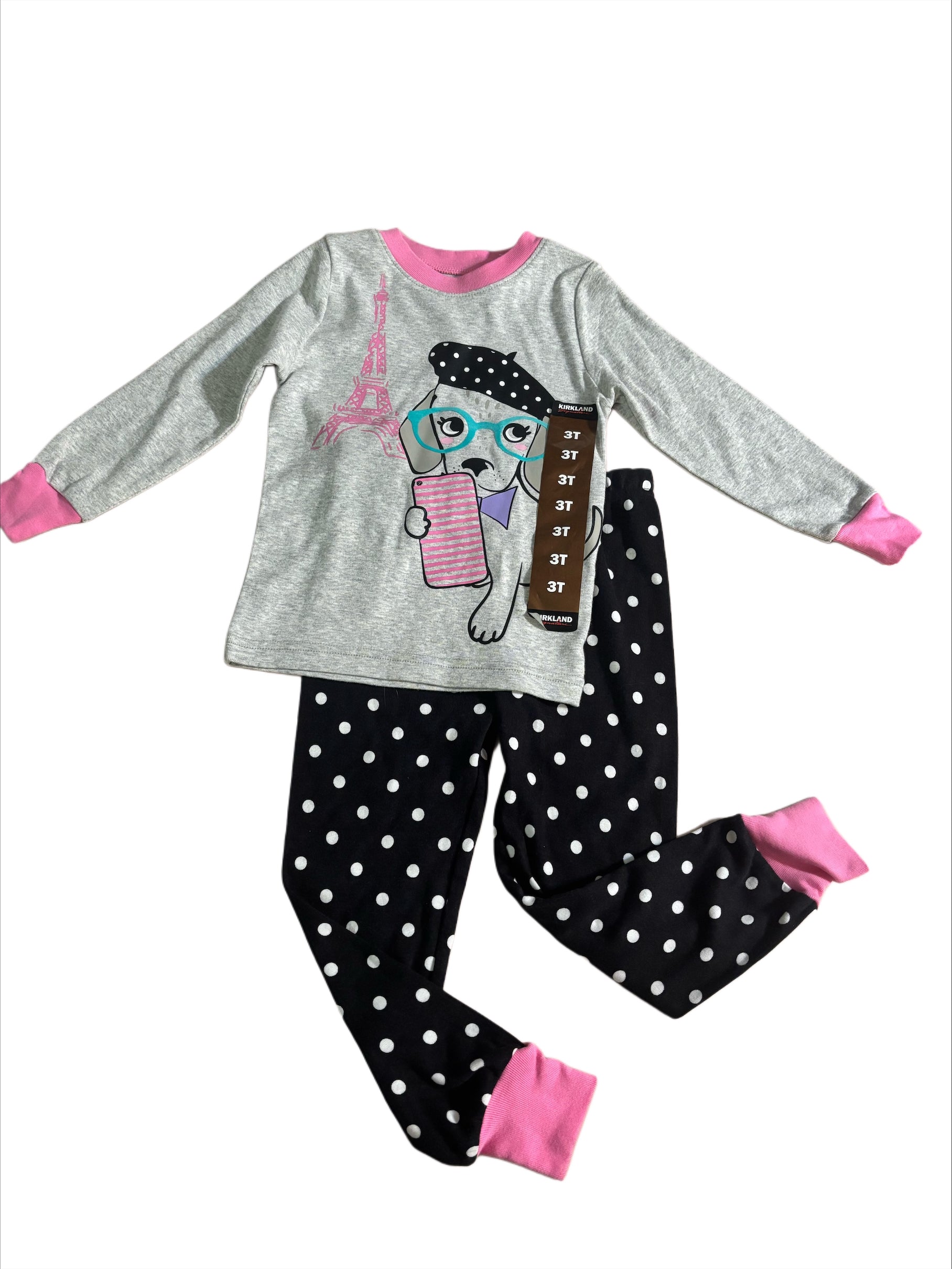 NEUF Pijama deux morceaux 3T KIRKLAND