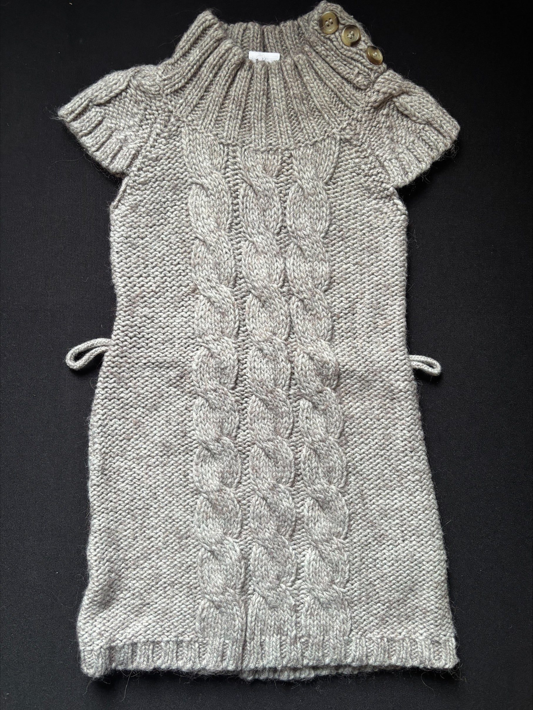 Long chandail de laine (manque la ceinture) 2T JOE FRESH (215-6)