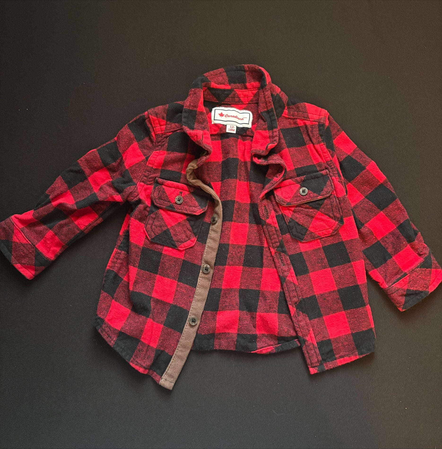 Chemise 12-18 mois CANADIANA