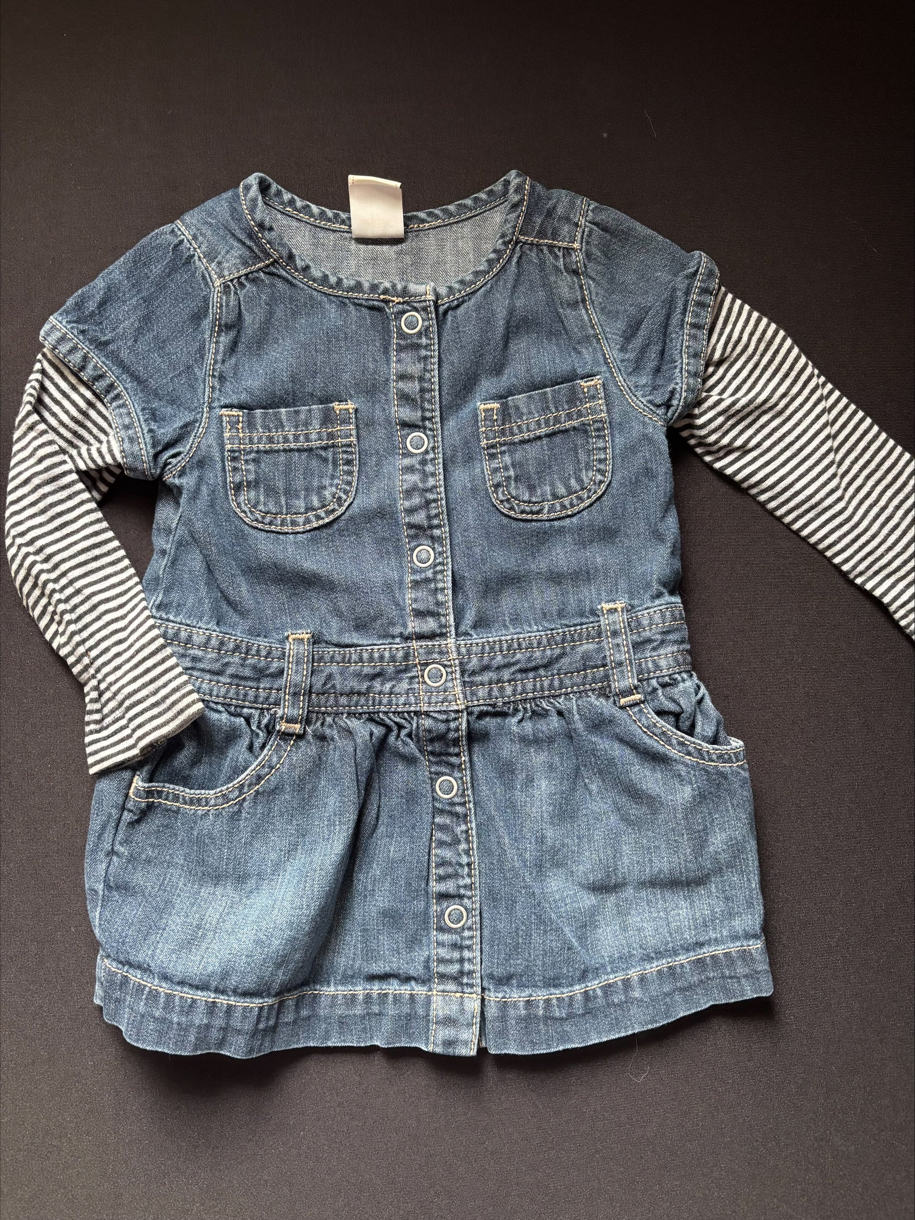 Robe de jean, 12-18 mois OLD NAVY (2438)